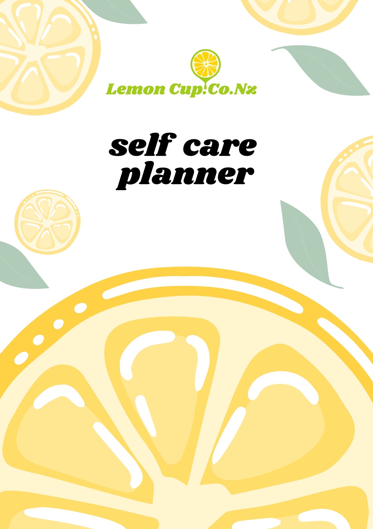 Self Care Planner