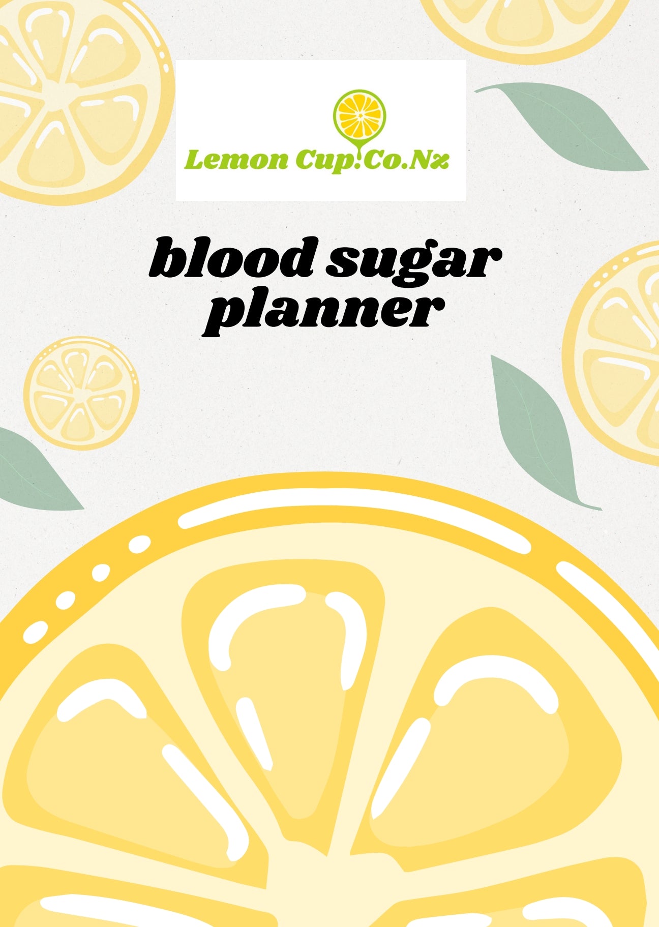 Blood Sugar Planner