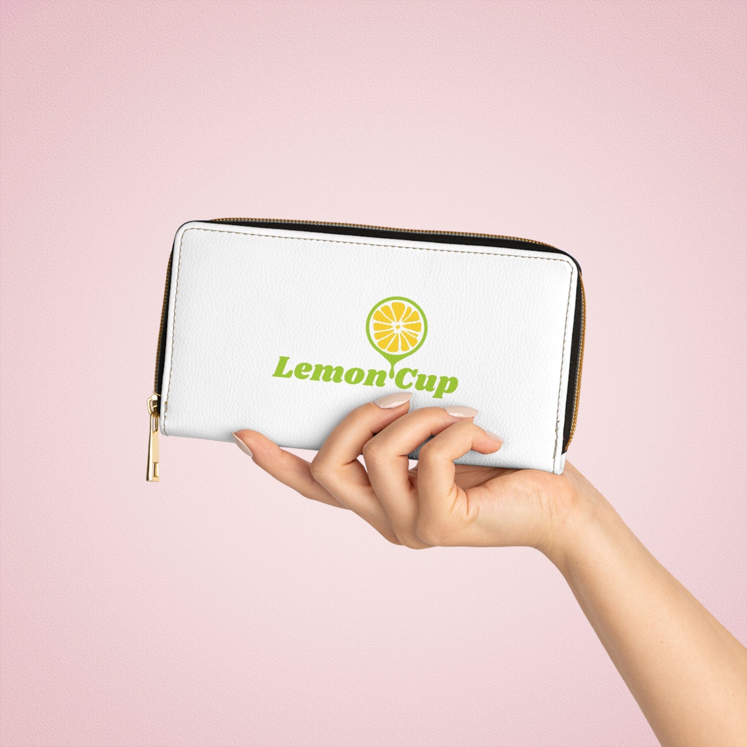 Lemon Cup Zipper Wallet